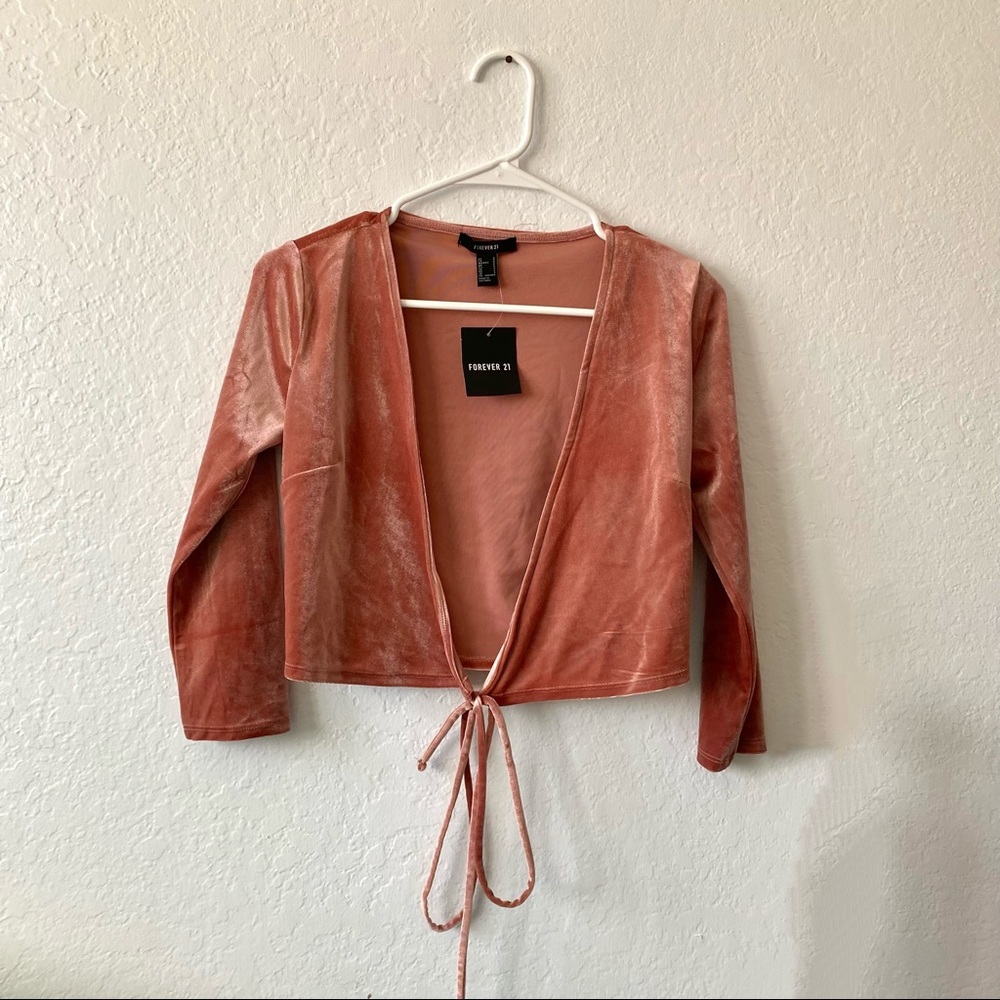 ✿ forever 21 wrap top